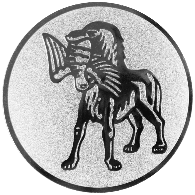 Huvudbild Emblem, Jakthund