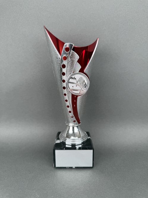 Huvudbild Trofé Jenny, Silver-Röd, 190mm